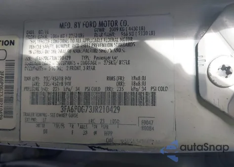 2018 Ford Fusion S from USA, damaged, VIN 3FA6P0G73JR210429